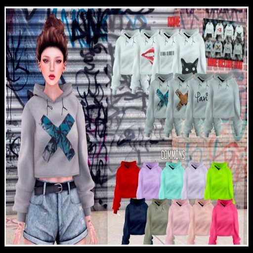 * Cocoroni : Hoodie gacha S baby pink