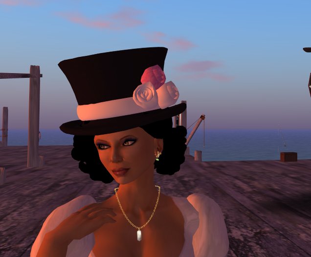 Hats With Roses.. 50s