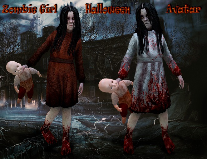 InStyle - Zombie Girl with Doll Avatar -Sale up to 20.10