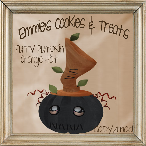 Funny pumpkin orange hat