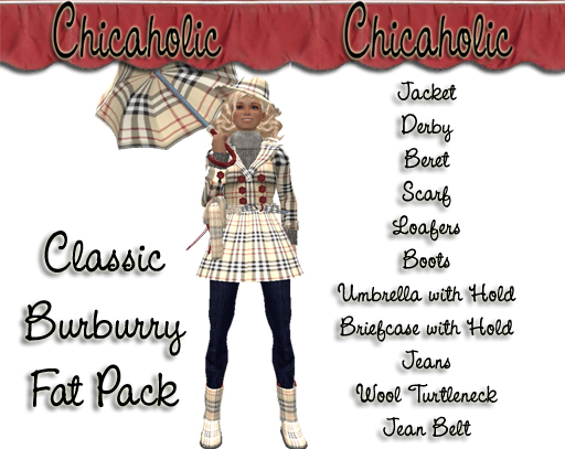 Chicaholic Classic Tan Plaid Outift Fat Pack
