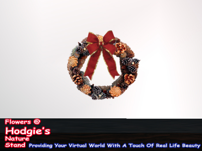 Christmas Pinecone Wreath