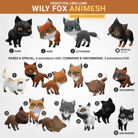 SEmotion Libellune Wily Foxy #13