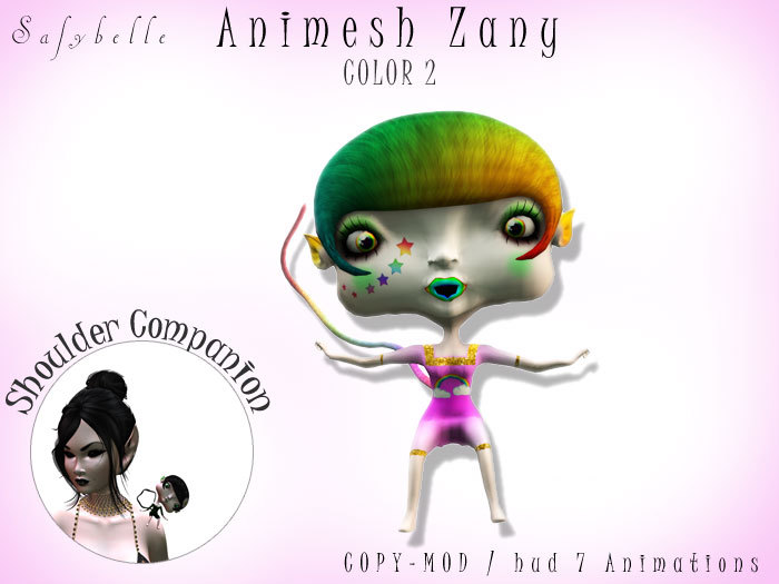334CM@Safybelle Animesh Doll - Zainy Color 02