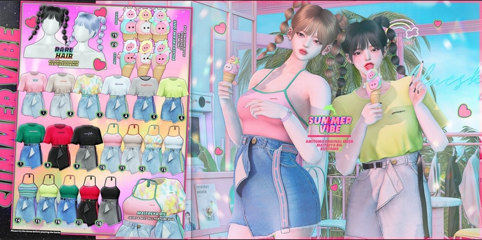 AMITOMO - Summer Vibe GACHA - Maitreya - 17