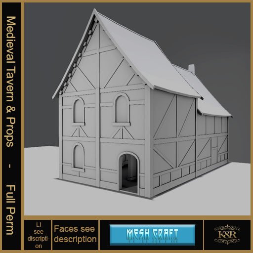 Medieval Tavern & Props - Full Perm