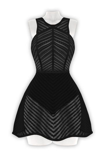 erratic / vivienne - dress / black (maitreya)