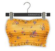 erratic / josefin 2 - top / yellow floral (maitreya)