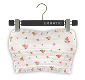 erratic / josefin 2 - top / white pink floral (maitreya)