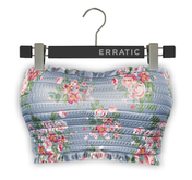 erratic / josefin 2 - top / blue floral (maitreya)