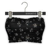 erratic / josefin 2 - top / black floral (maitreya)