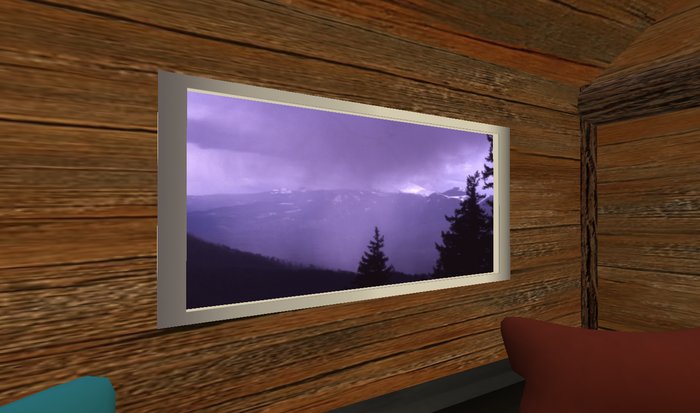 Painting Purple Mountains  2 prims