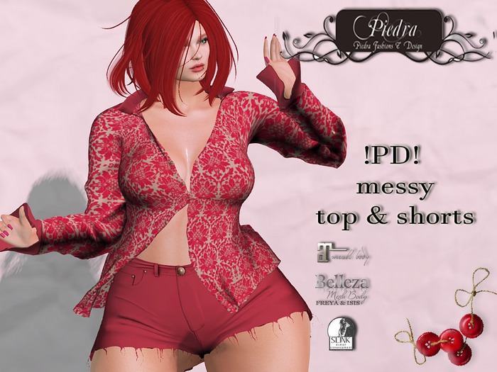 !PD! messy top & shorts