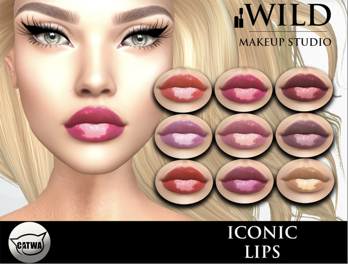 :::WILD:::Makeup Studio Iconic Lips CATWA *ADD*