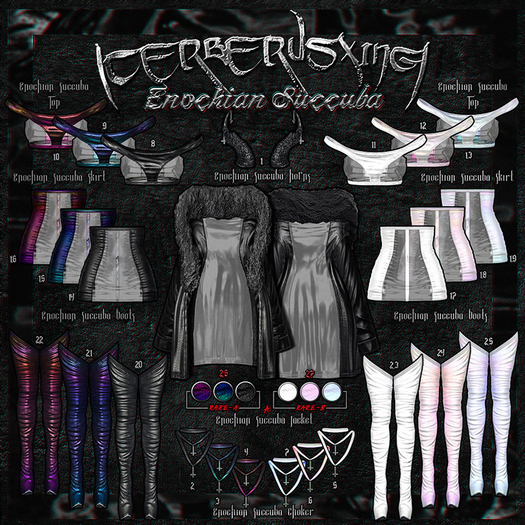 6. [CX] Enochian Succuba - Choker ( Iridescent // 2 ) - M