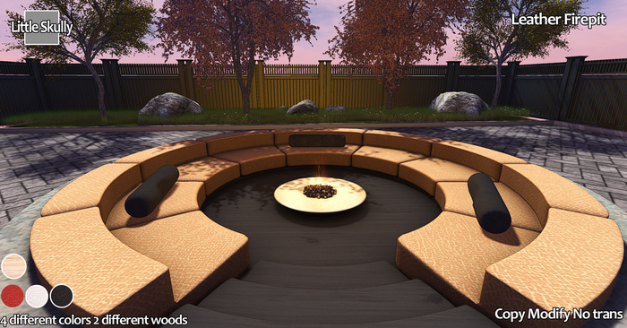 [LS] LEATHER FIRE PIT PG / COUCH