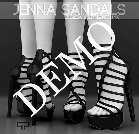 DEMO - Pure Poison - Jenna Sandals  [BOXED]