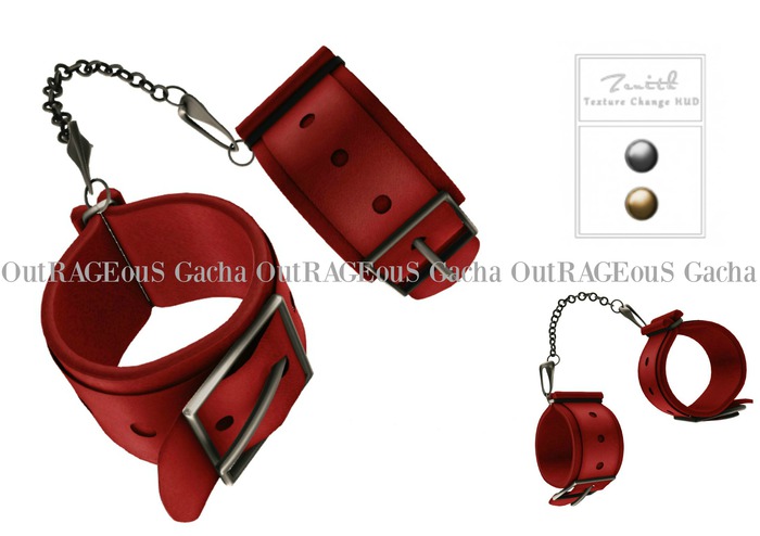 =Zenith=Criminal Police HandCuff (Red)