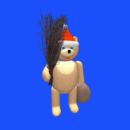 Christmas Teddy Bear (low prim!!!)