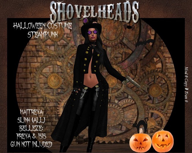 Halloween Steampunk Leather Knight Shawl