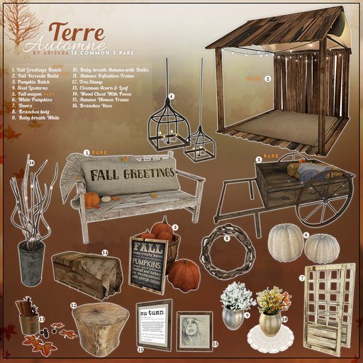 Ariskea[ Terre Automne ] Autumn Definition Frame