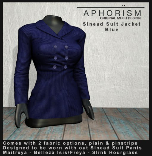 !APHORISM! - Sinead Suit Jacket - Blue