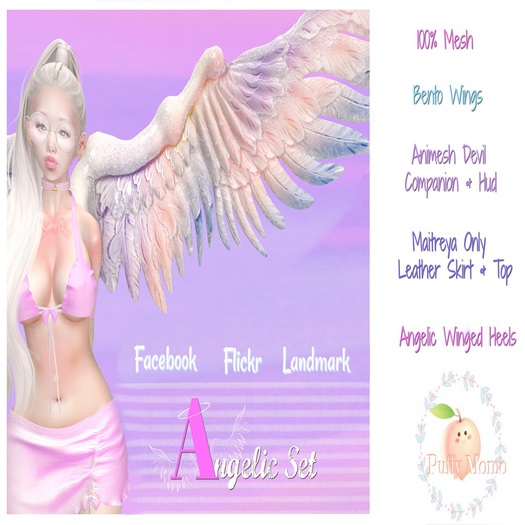 {PUFFY MOMO} Angelic  Set (CANDY)