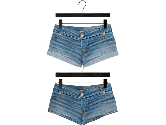 Addams "Caroline" Denim Shorts #36