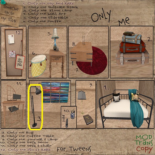 [SSMS -3. Only Me Floor Lamp