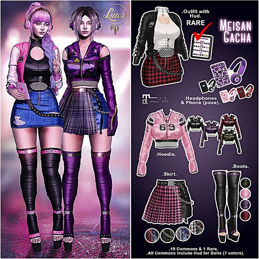 Luas Meisan Outfit with Hud RARE