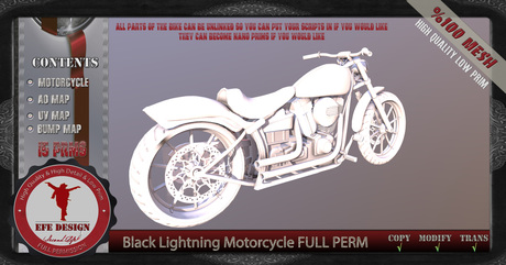 black lightning motorcycle