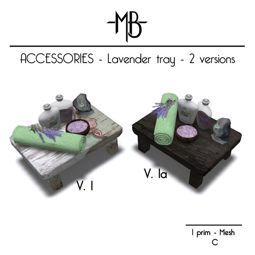 -MB- BOX ACCESSORIES - LAVENDER TRAY V.1