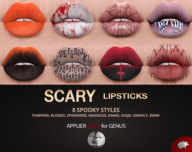 Mad' - Scary Lipsticks [GENUS Applier]