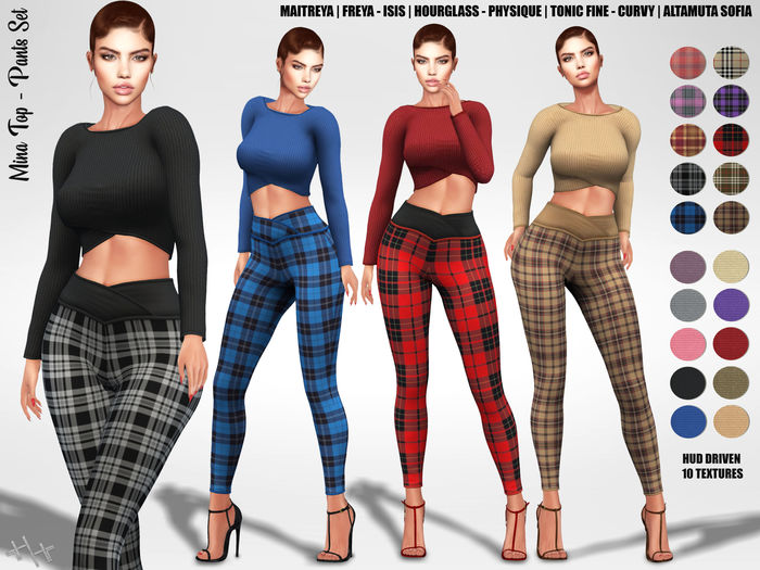 [hh] Mina Top and Pants Set