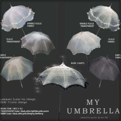 box) {anc} my umbrella (fabric) frill