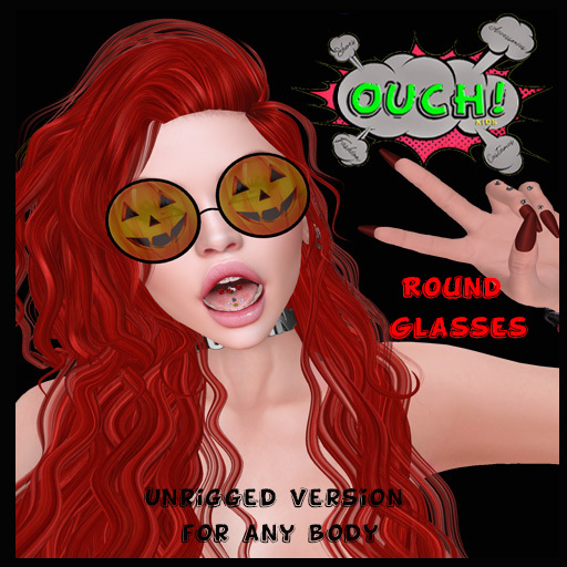 OUCH! Round Glasses - Pumpkin