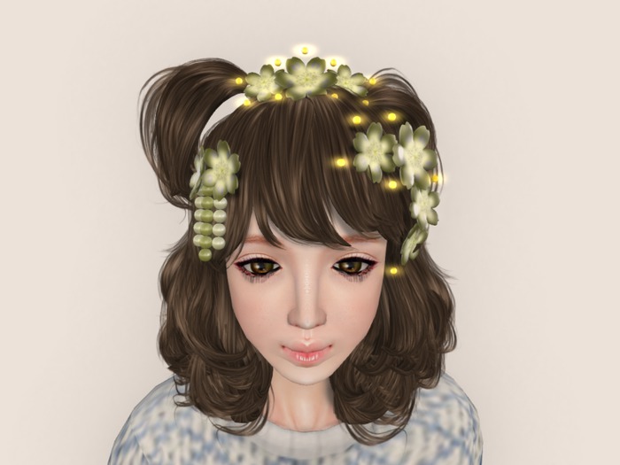 Flower Head Accessories - yellow -