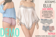 Addams "Elle" Lace Shorts #DEMO