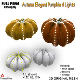 Full perm Autumn Elegant Pumpkin & Lights