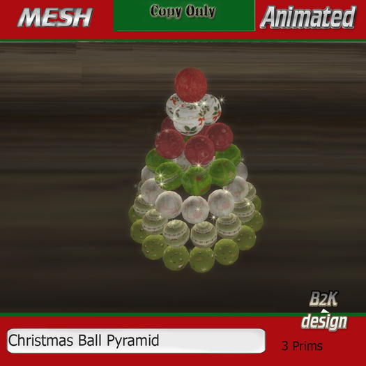Christmas ball PyramidBOX