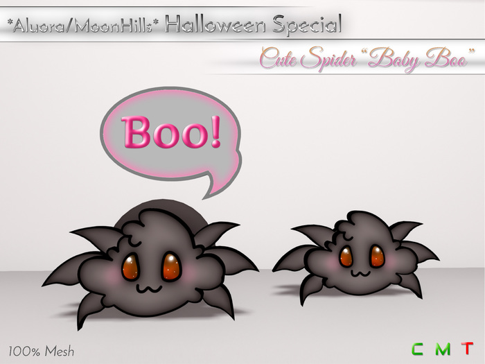 *ALUORA /MoonHills* Cute Spider "Baby Boo" - Copy/Modify