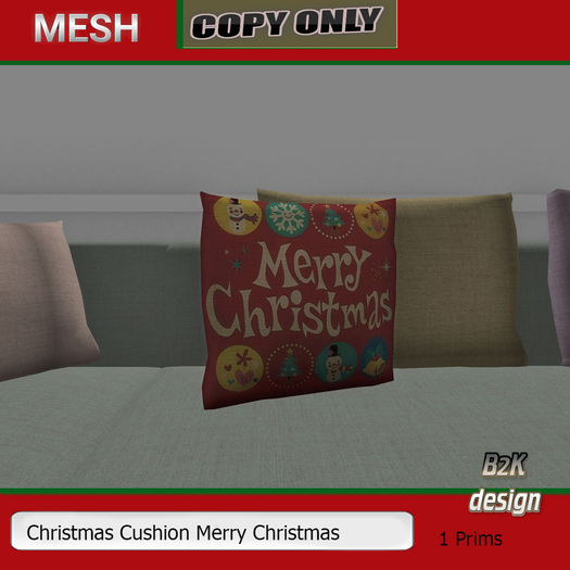 Christmas Cushion Merry Christmas