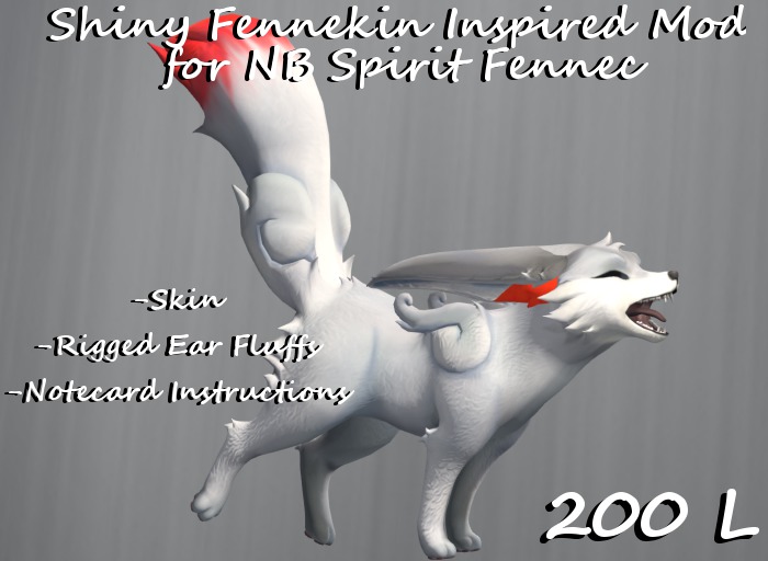 Shiny Fennekin Inspired Mod for NB Spirit Fennec
