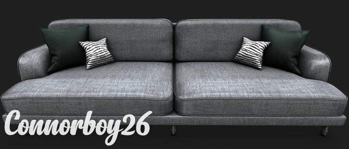 01 Fancy Decor: Jansen Sofa RARE