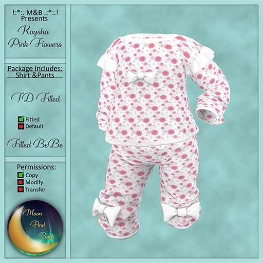 !:*:. M&B .:*:.! Kaysha Pink Flowers -