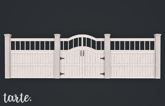 tarte. charleston fence kit (white)