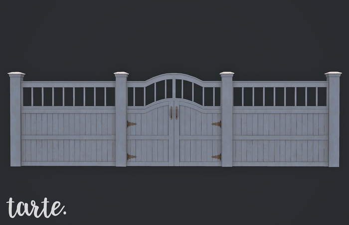 tarte. charleston fence kit (blue)