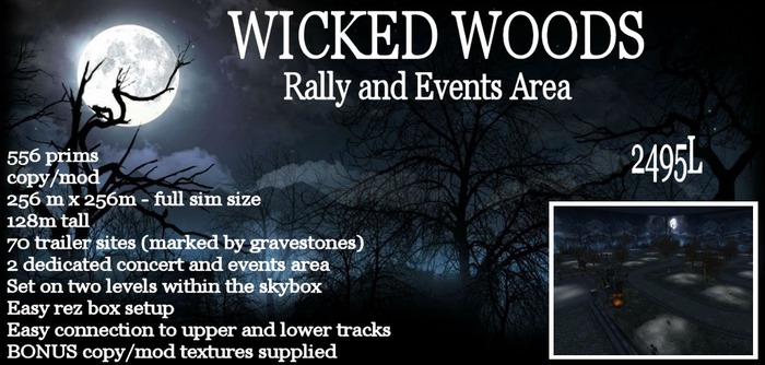 Wicked Wood Rally and Events Area