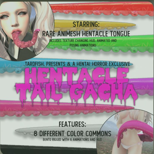 .Tardfish. Hentacle Tail 8.Yellow BOXED