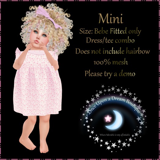 !!OUD Mini Pink Bebe Fitted